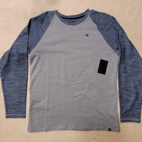 HURLEY Ventura Raglan Long Sleeved Pullover Size Large - Picture 2 of 8